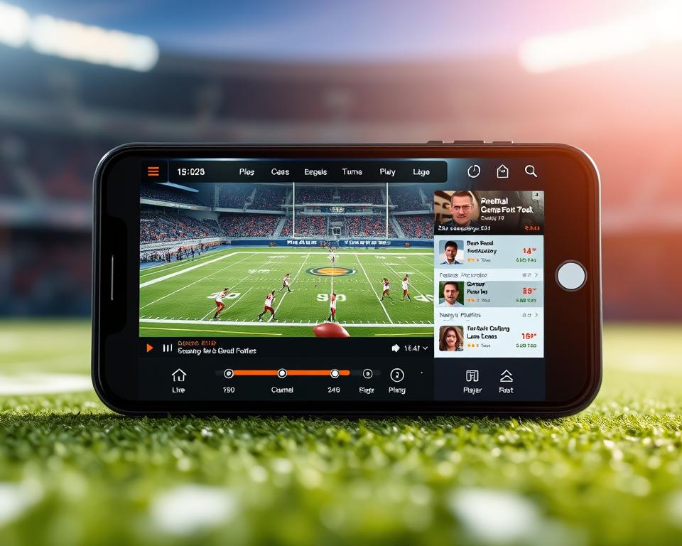 Aplicativo para assistir College Football ao vivo no celular