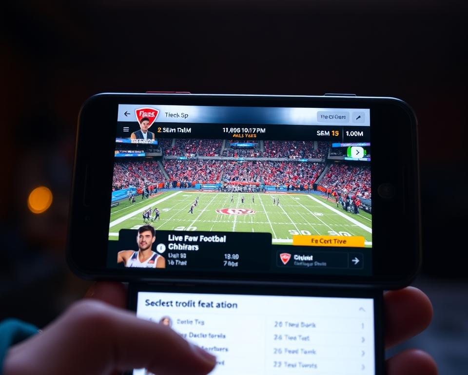 melhor aplicativo para acompanhar jogos de futebol universitário