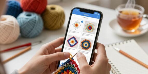 Manual Prático do Crochê: Aprenda grátis pelo app