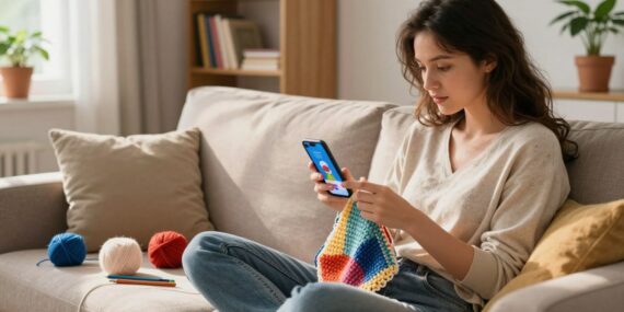 Aulas de Crochê gratuitas no seu smartphone