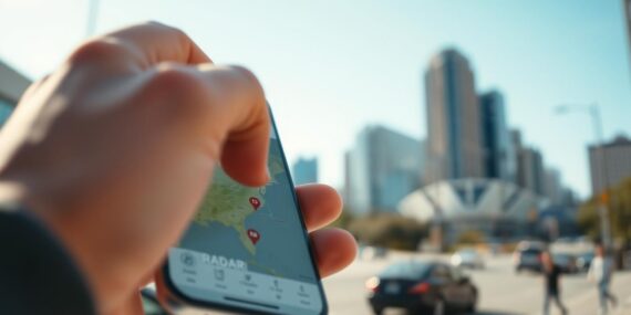 Descubra onde tem radar com este app fácil e rápido