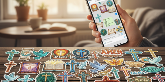 App de figurinhas cristãs para WhatsApp