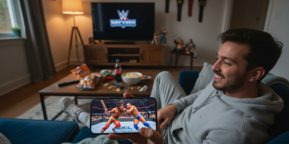 Assista WWE ao vivo e de graça do seu celular!