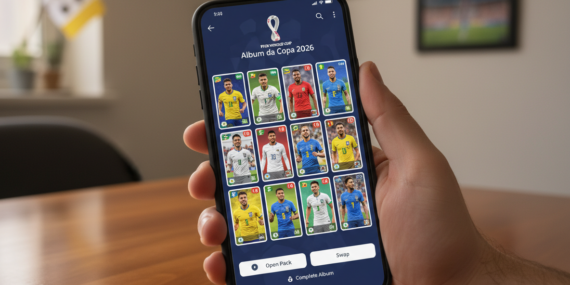 Tenha o Album da Copa 2026 no celular: Fácil e Rápido
