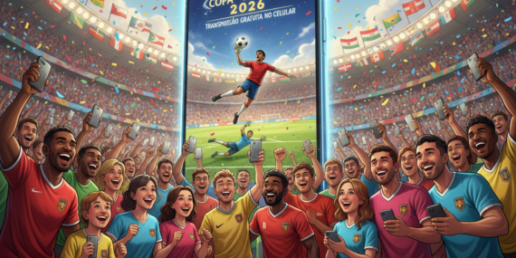 Copa do Mundo 2026 — Transmissão Gratuita no Celular